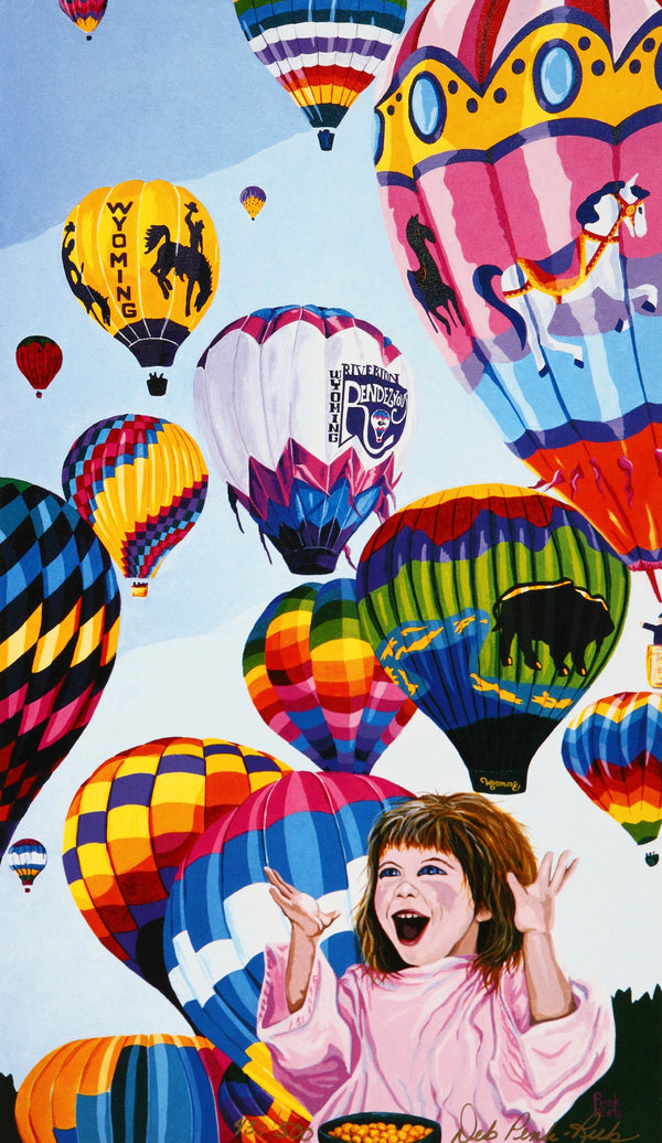 Reproduction artwork by Deb Penk capturing vibrant color and texture