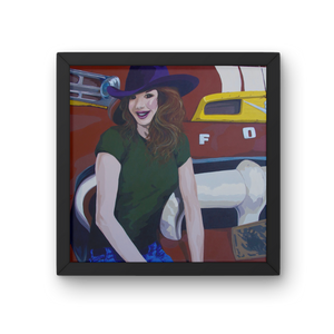 Original artwork titled “Built Ford Tough” by Deb Penk