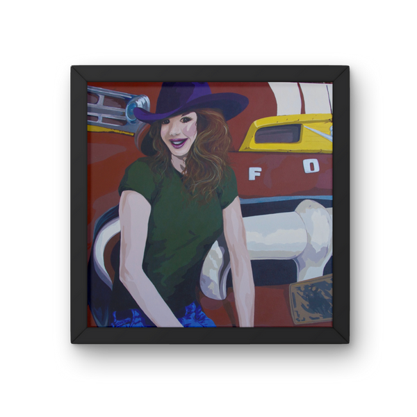 Original artwork titled “Built Ford Tough” by Deb Penk