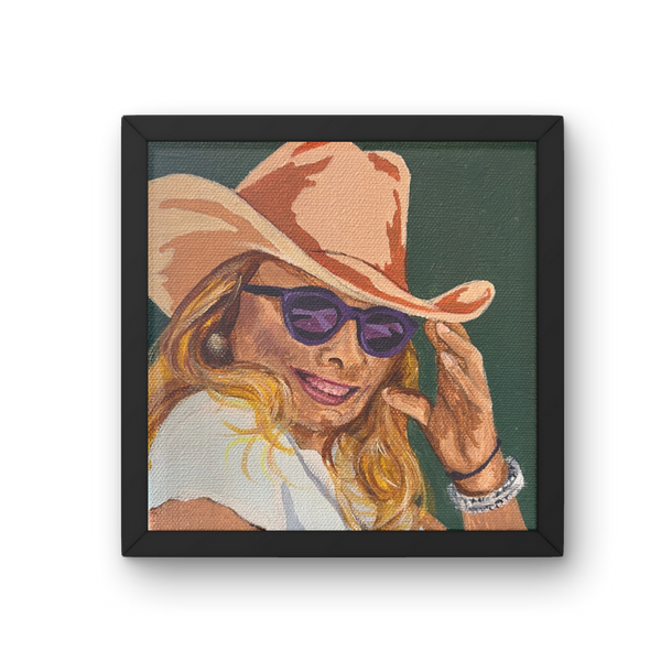 Original artwork titled “Come Up and See Me Sometime” by Deb Penk