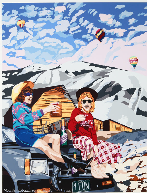 High-quality art print reproducing an original painting by Deb Penk