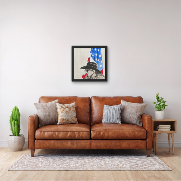 Original artwork by Deb Penk displayed in a contemporary interior