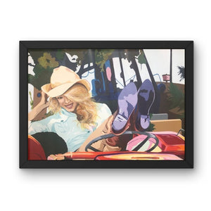 Original artwork titled “Too Sexy for My Tractor” by Deb Penk