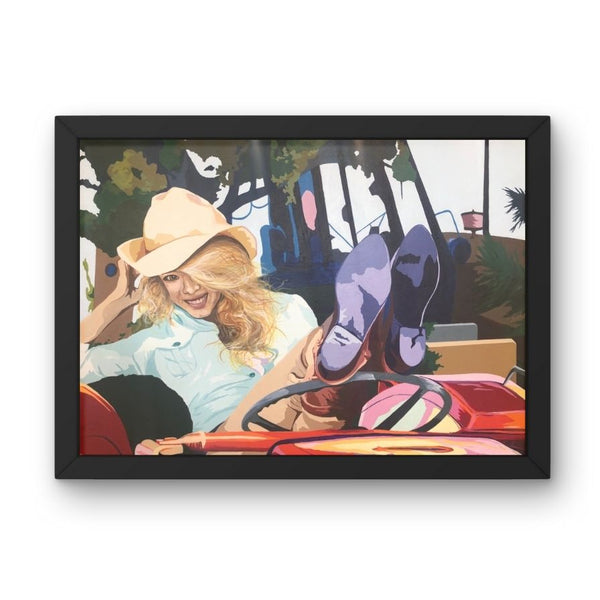 Original artwork titled “Too Sexy for My Tractor” by Deb Penk